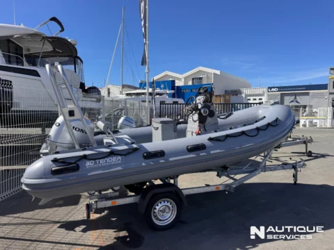3d tender Xpro 490 Hypalon - Honda 50cv - Remorque routière - photo 2