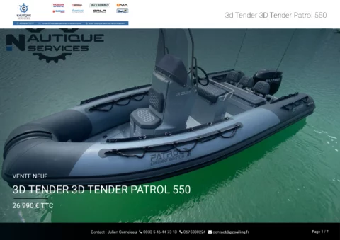 Patrol 550 PVC - Suzuki 70cv - Remorque routière - photo 11