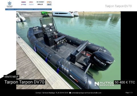 Tarpon DV70 PVC - Suzuki 200cv - photo 11