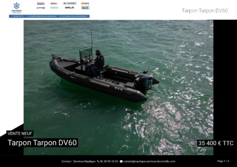 Tarpon DV60 PVC - Suzuki 115cv - photo 11