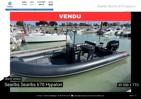Searibs 670 - Suzuki 200 APX - photo 11