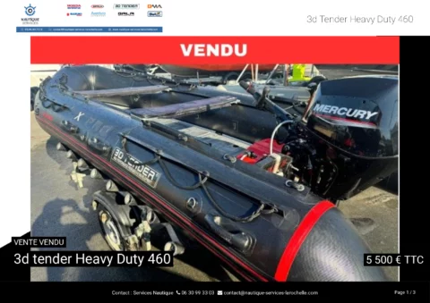 Heavy Duty 460 - Mercury 30cv - Remorque routière - photo 11