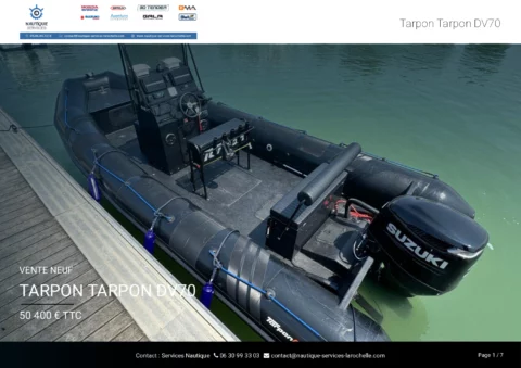 Tarpon DV70 PVC - Suzuki 200cv - photo 12
