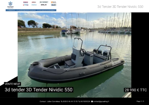 Nividic 550 - Suzuki 70cv - Remorque Sunway - photo 12