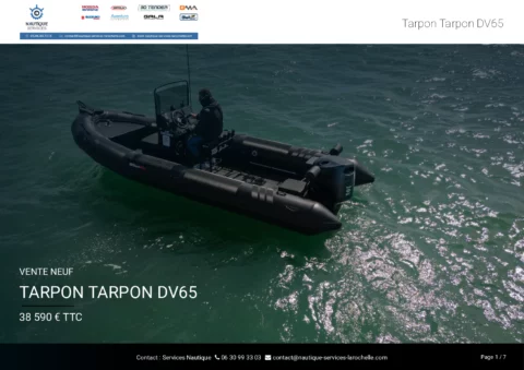 Tarpon DV65 PVC - Suzuki 115cv - photo 14