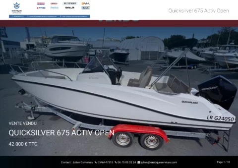 Quicksilver 675 activ open - Mercury 225cv V6 - photo 15