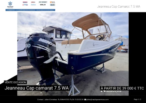 Jeanneau Cap camarat 7.5 WA - Mercury 300 Verado - photo 16