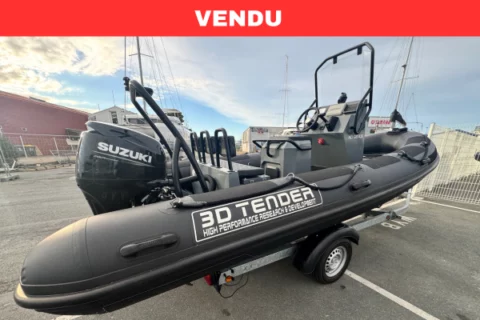 3d tender Nividic 550 Hypalon - Suzuki DF80cv - Remorque routière - photo 17
