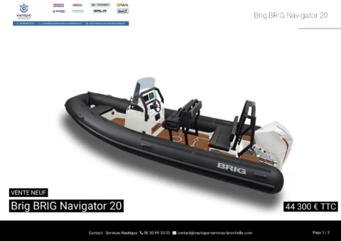 Brig Navigator 20 PVC - Suzuki 140cv - photo 17