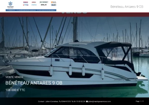 Bénéteau Antares 9 OB - Twin Suzuki DF200 APX - photo 18