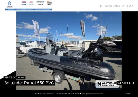 3D Tender Patrol 550 - Suzuki 80cv - Remorque routière - photo 18