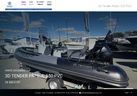 3D Tender Patrol 550 - Suzuki 80cv - Remorque routière - photo 19