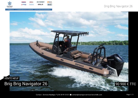 Brig Navigator 26 Hypalon - Suzuki 250cv - photo 23