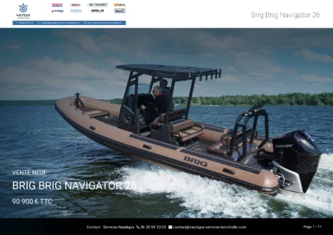 Brig Navigator 26 Hypalon - Suzuki 250cv - photo 24