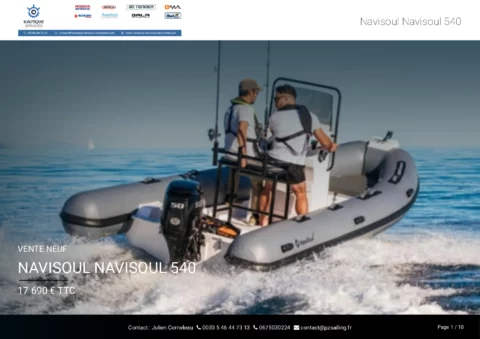Navisoul 540 pêche - Suzuki 50cv - Remorque Sunway - photo 24