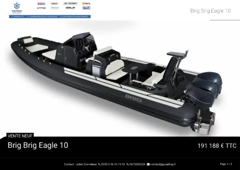 Brig Eagle 10 Hypalon - 2 x Honda 200cv - photo 25