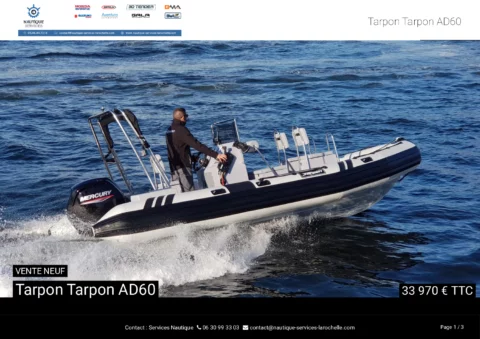 Tarpon AD60 PVC - Suzuki 115cv - photo 4