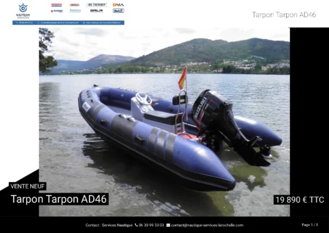 Tarpon AD46 PVC - Suzuki 50cv - photo 4