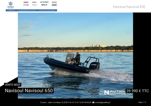 Navisoul 650 pêche - Suzuki 115cv - Remorque Sunway - photo 5