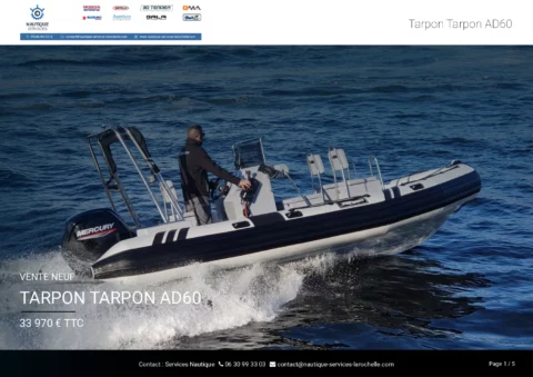 Tarpon AD60 PVC - Suzuki 115cv - photo 5