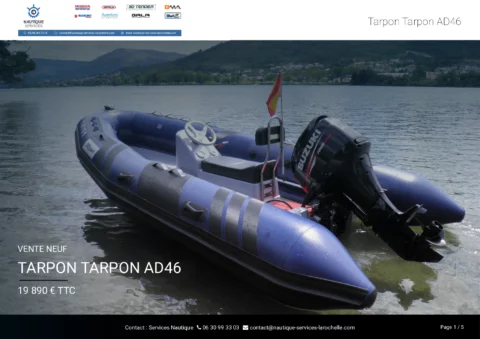 Tarpon AD46 PVC - Suzuki 50cv - photo 5
