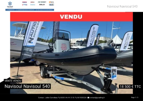 Navisoul 540 - Suzuki 60cv - Remorque routière - photo 6