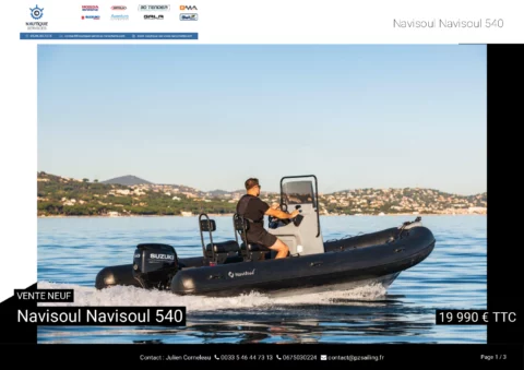 Navisoul 540 Sport - Suzuki 60cv - Remorque Sunway - photo 7
