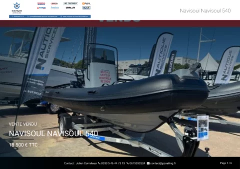 Navisoul 540 - Suzuki 60cv - Remorque routière - photo 7