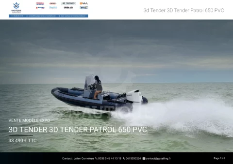 Patrol 650 PVC - DF115BTL - Remorque routière - photo 9