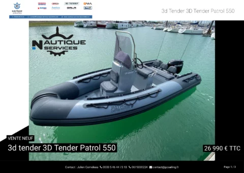 Patrol 550 PVC - Suzuki 70cv - Remorque routière - photo 10