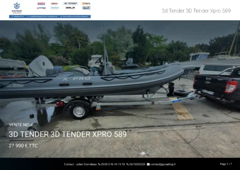 3D Tender Xpro 589 neuf 2026 - Honda BF100 100cv - Remorque Sunway GS12 - photo 10