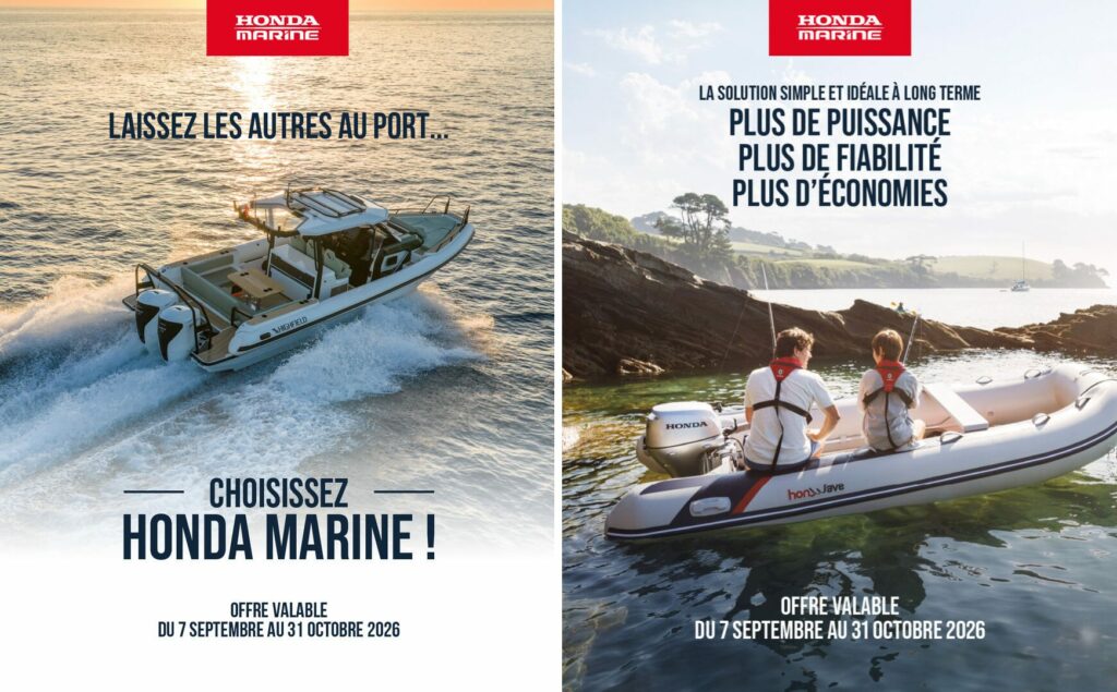 Offre Honda Marine valable du 7 septembre au 31 octobre 2026 : choisissez Honda Marine