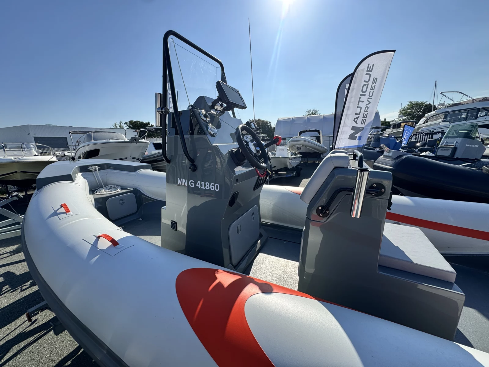 Valiant 580 sport - Mercury 115cv Pro XS - Remorque routière