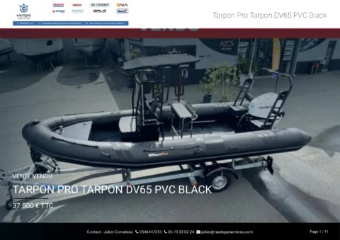 Tarpon DV65 - Honda 150cv - Remorque routière - photo 17