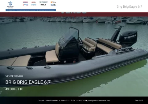 Brig Eagle 6.7 Hypalon - Suzuki 175cv 52h - photo 17