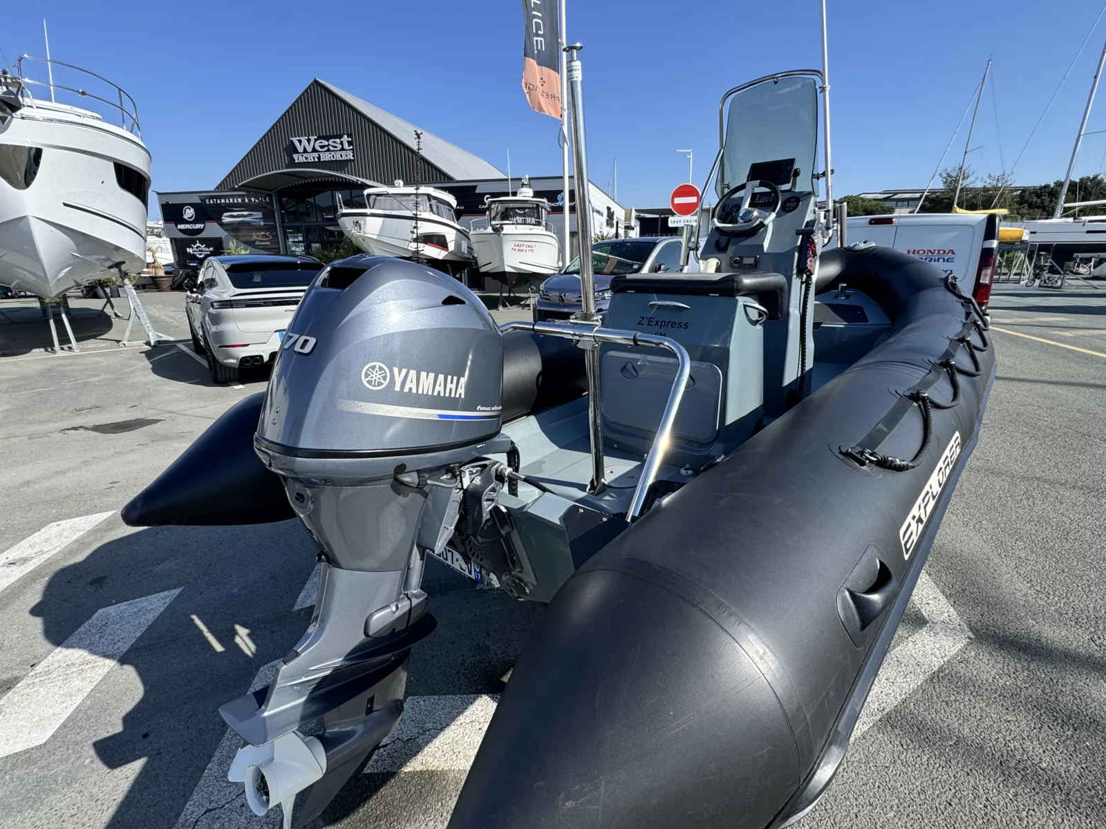 Bombard Explorer 550 - Yamaha 70cv - Remorque routière