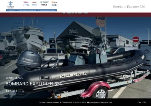 Bombard Explorer 550 - Yamaha 70cv - Remorque routière - photo 14