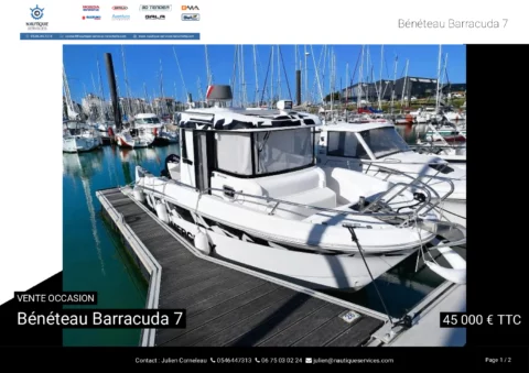 Bénéteau Barracuda 7 (2013) - Mercury 200cv V6 (2023) - photo 8