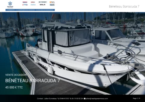 Bénéteau Barracuda 7 (2013) - Mercury 200cv V6 (2023) - photo 9