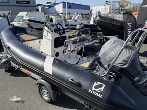 Zodiac Pro open 550 Hypalon - Yamaha F115 19h - Remorque Pam - photo 2