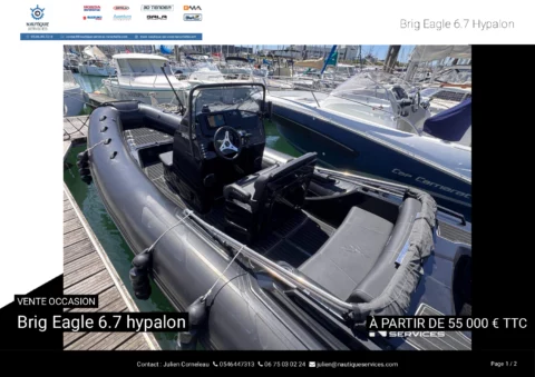 Brig Eagle 6.7 hypalon - Suzuki 200cv - photo 12