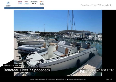Beneteau Flyer 7 Spacedeck - Suzuki 200cv - photo 11