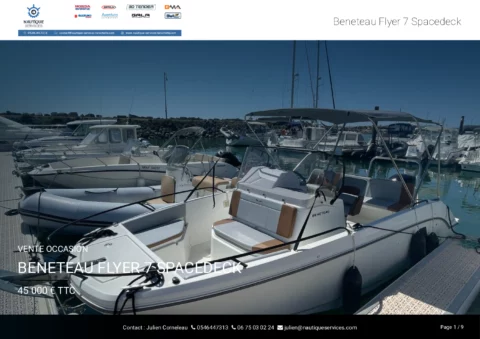 Beneteau Flyer 7 Spacedeck - Suzuki 200cv - photo 12
