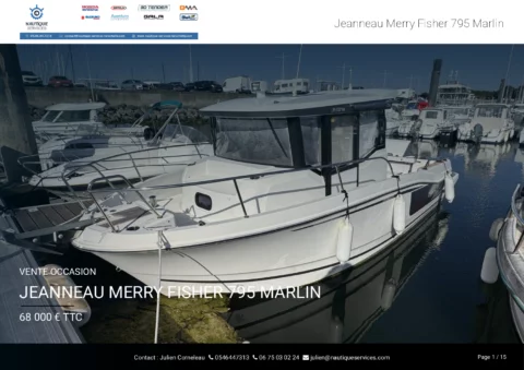 Jeanneau Merry Fisher 795 Marlin - Suzuki 200cv V6 - photo 33