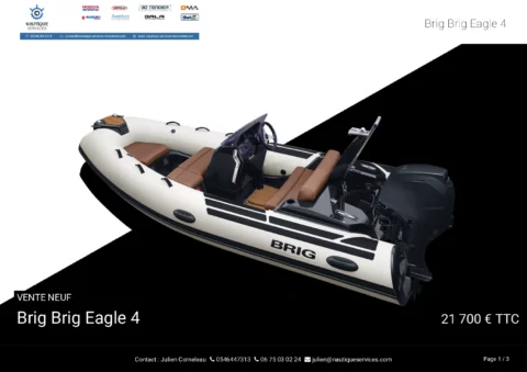 Brig Eagle 4 PVC - Honda 40cv - photo 17