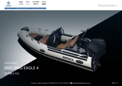 Brig Eagle 4 PVC - Honda 40cv - photo 18