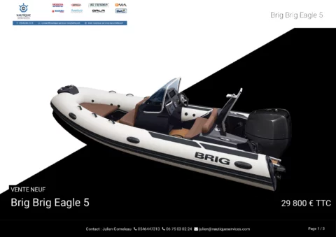 Brig Eagle 5 PVC - Honda 80cv - photo 17