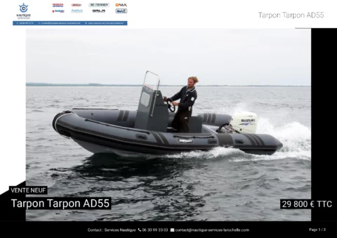 Tarpon AD55 PVC - Suzuki 80cv - photo 6
