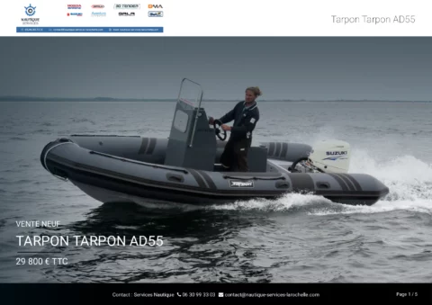 Tarpon AD55 PVC - Suzuki 80cv - photo 7