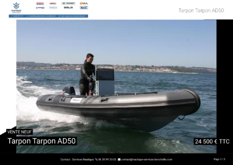 Tarpon AD50 PVC - Suzuki 70cv - photo 3